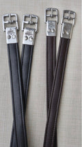 KL Select Black Oak Stirrup Leathers